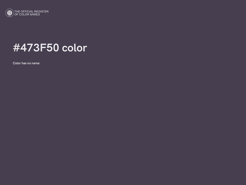 #473F50 color image