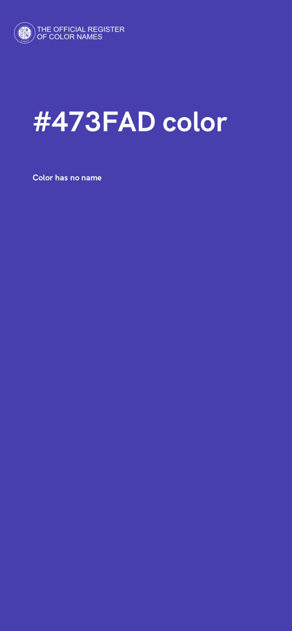 #473FAD color image