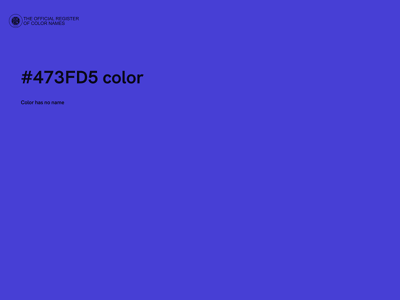 #473FD5 color image