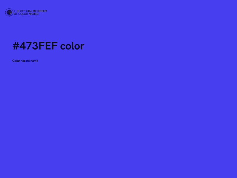 #473FEF color image