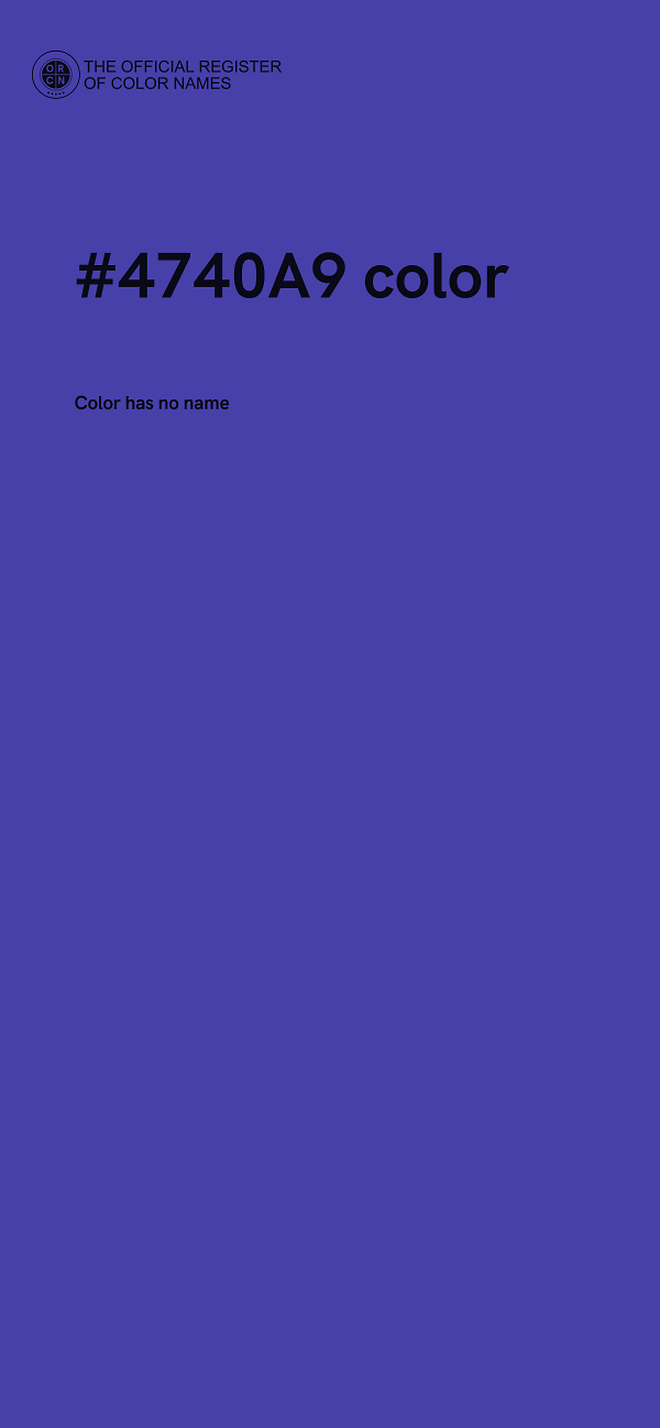 #4740A9 color image