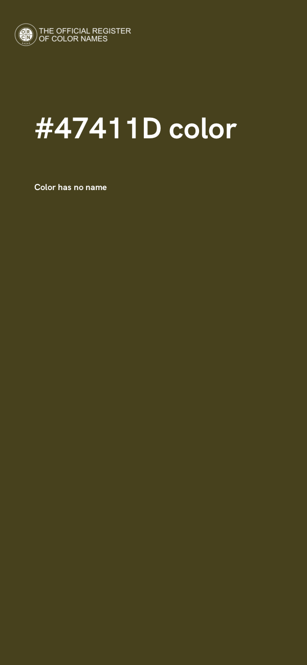 #47411D color image