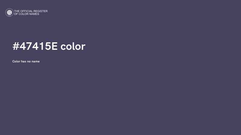 #47415E color image