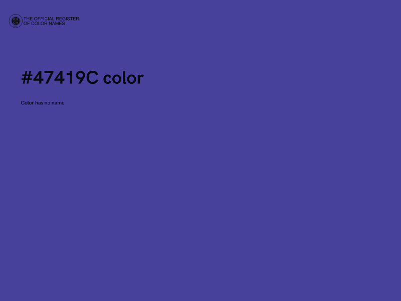 #47419C color image