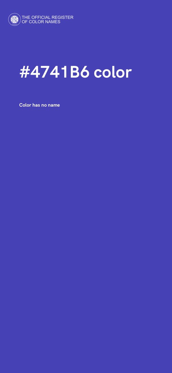 #4741B6 color image