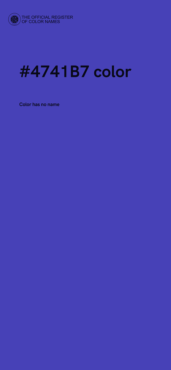 #4741B7 color image