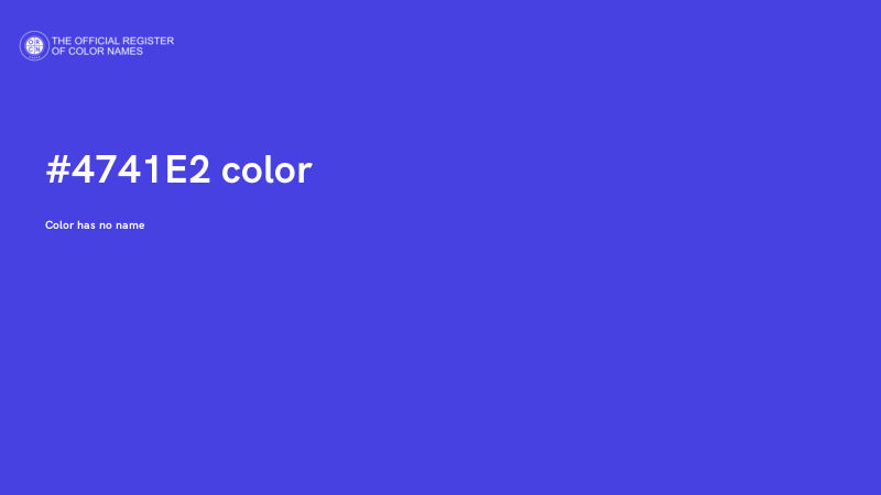 #4741E2 color image