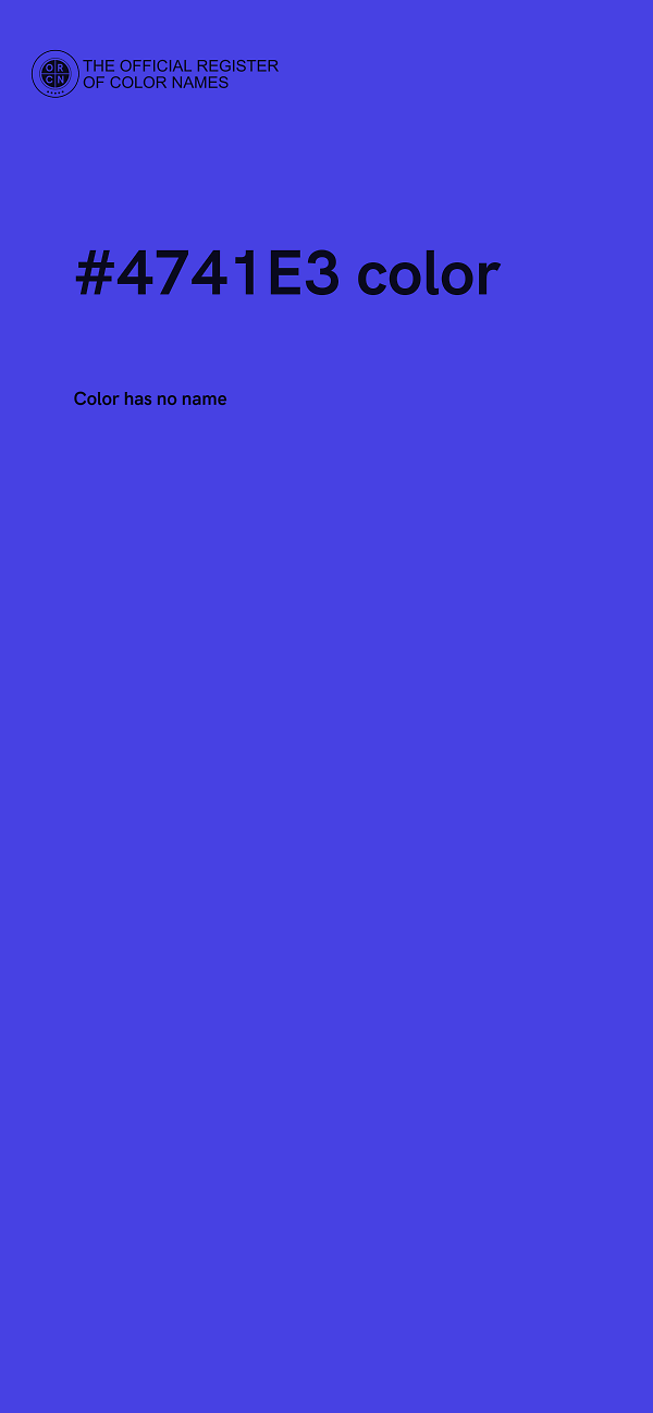 #4741E3 color image