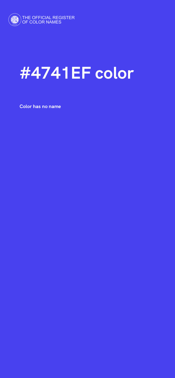 #4741EF color image