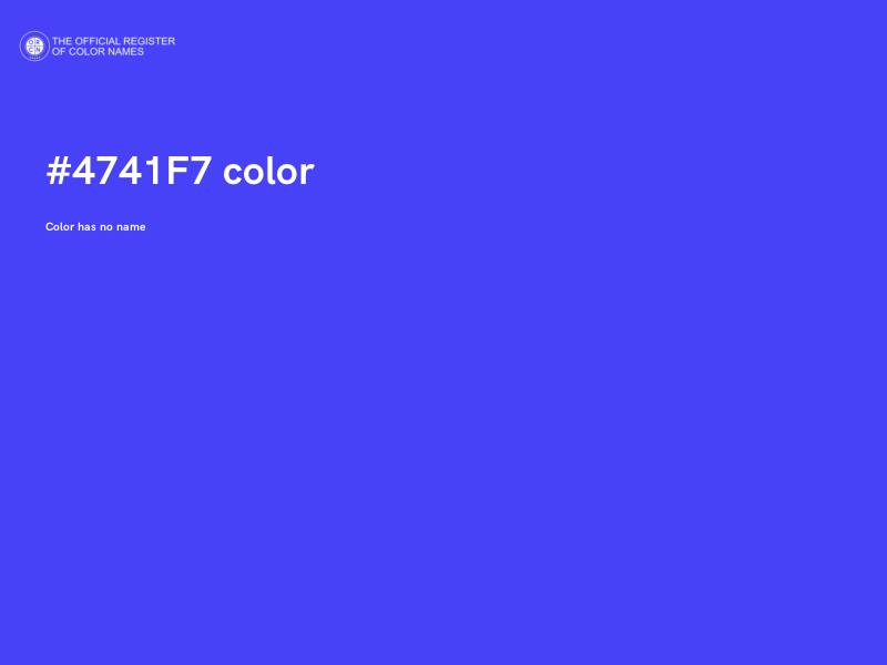 #4741F7 color image
