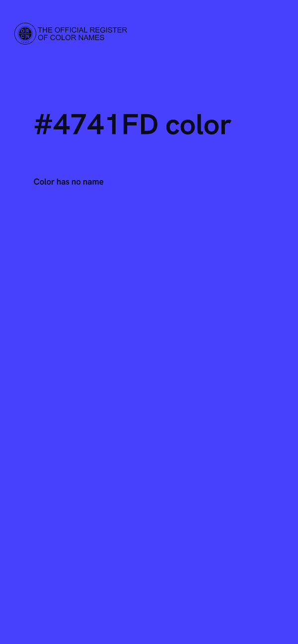 #4741FD color image