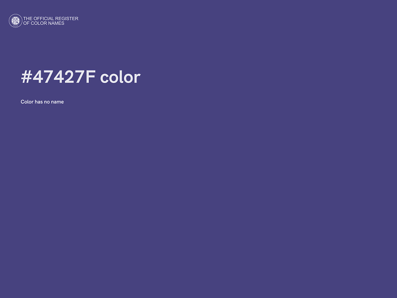 #47427F color image