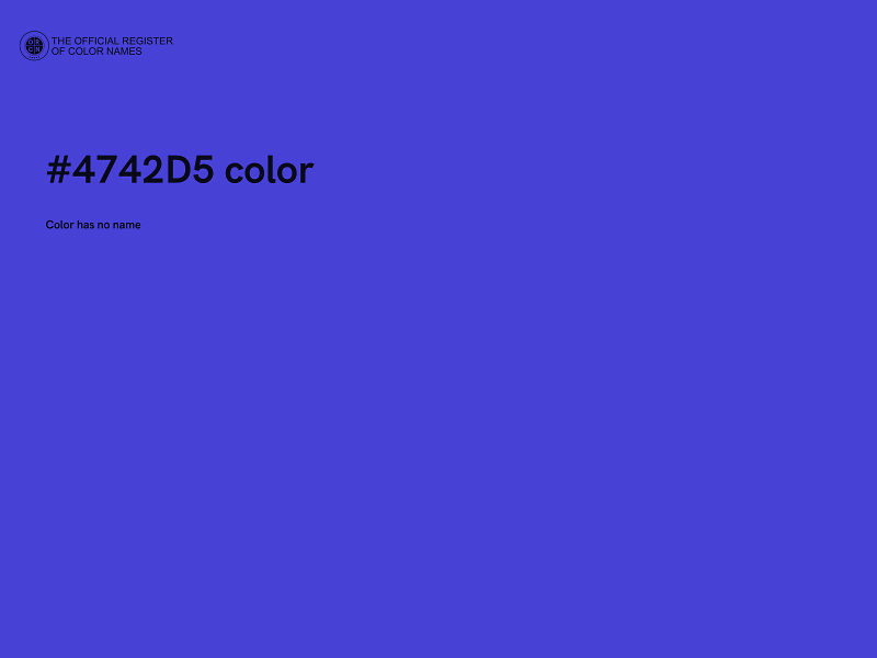 #4742D5 color image