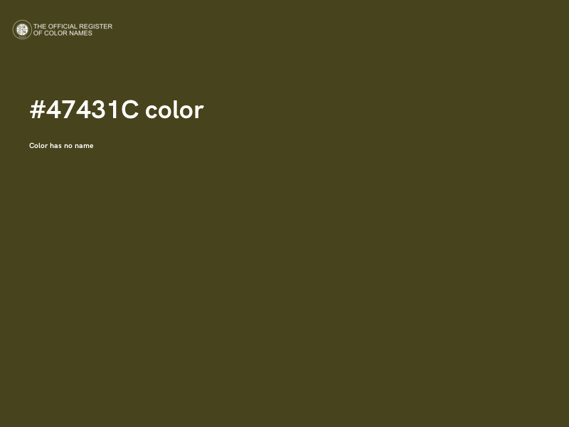 #47431C color image