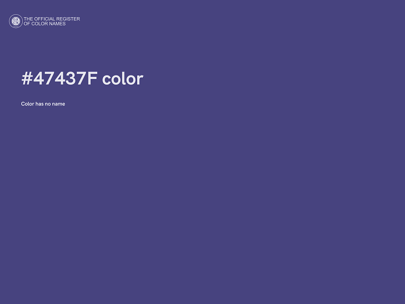 #47437F color image