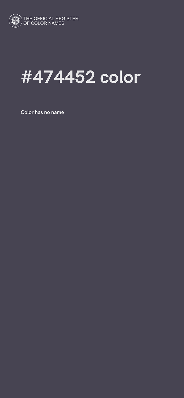 #474452 color image