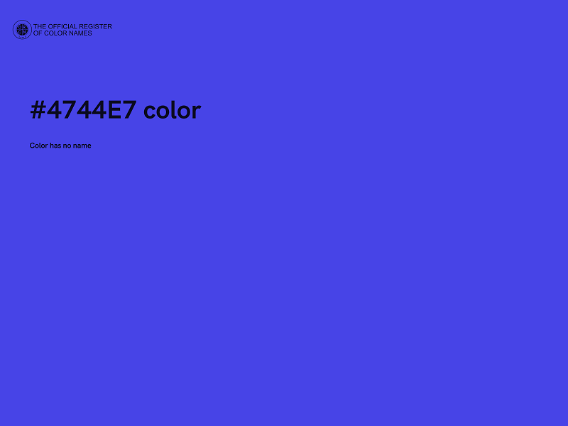 #4744E7 color image