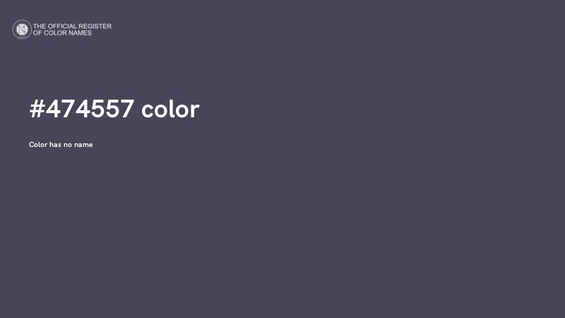 #474557 color image