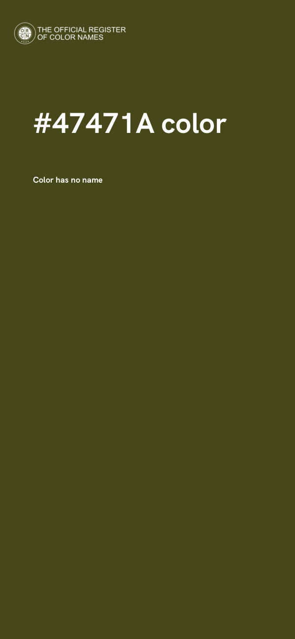 #47471A color image