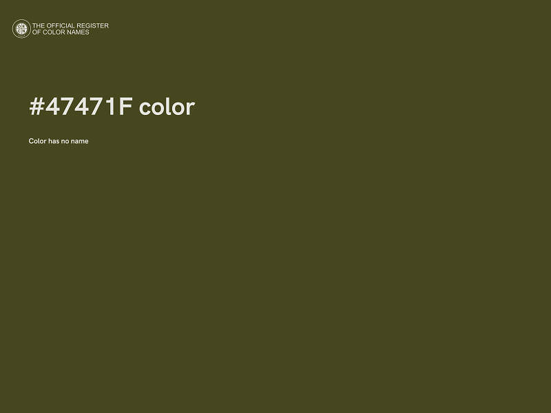 #47471F color image