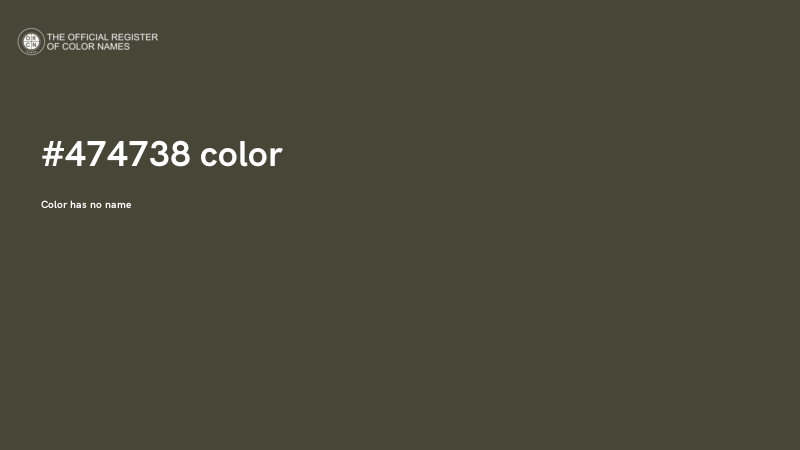 #474738 color image