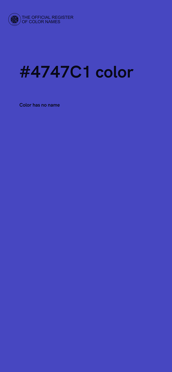 #4747C1 color image