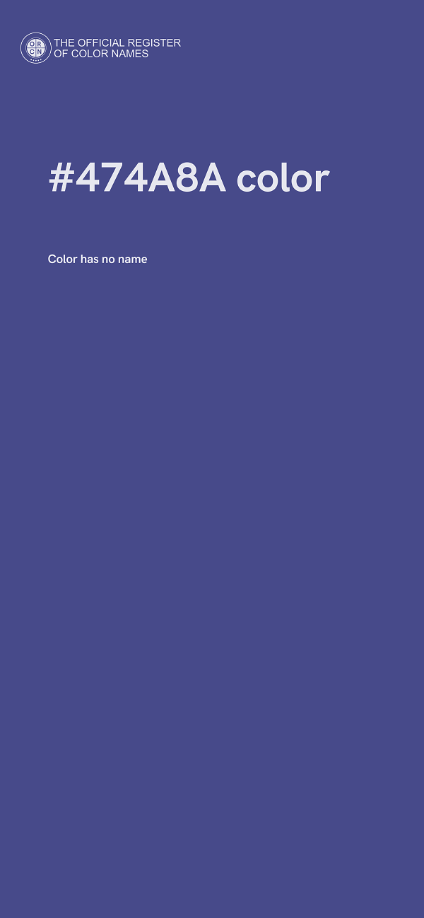 #474A8A color image