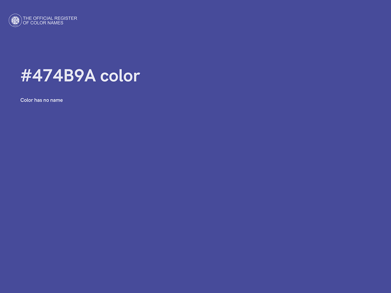 #474B9A color image