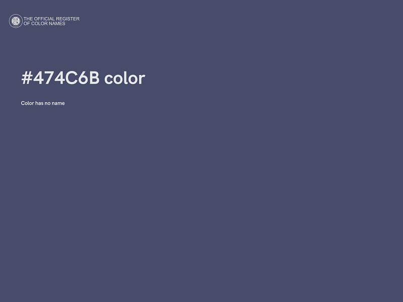 #474C6B color image