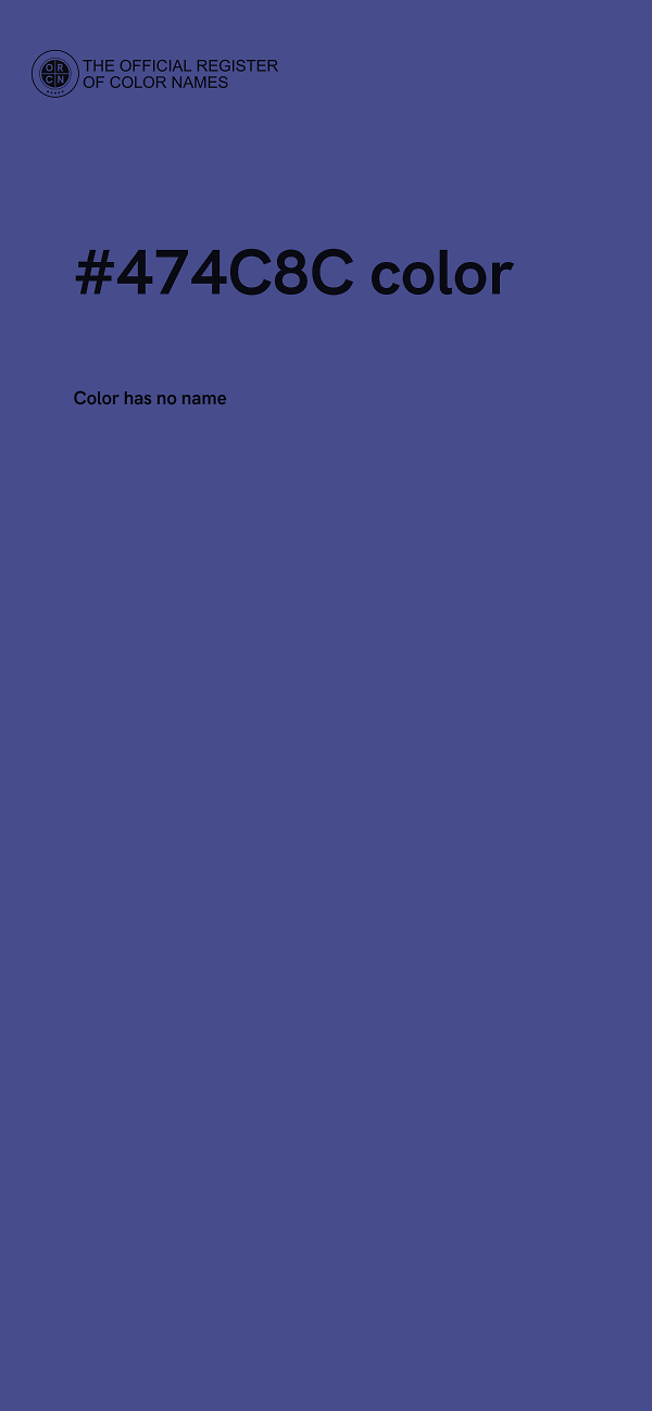 #474C8C color image