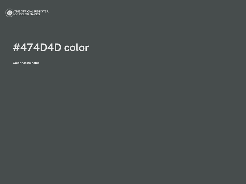#474D4D color image