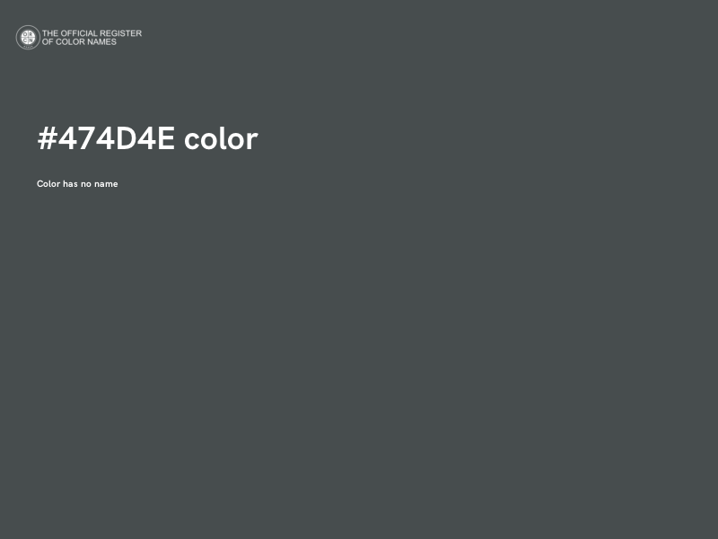 #474D4E color image
