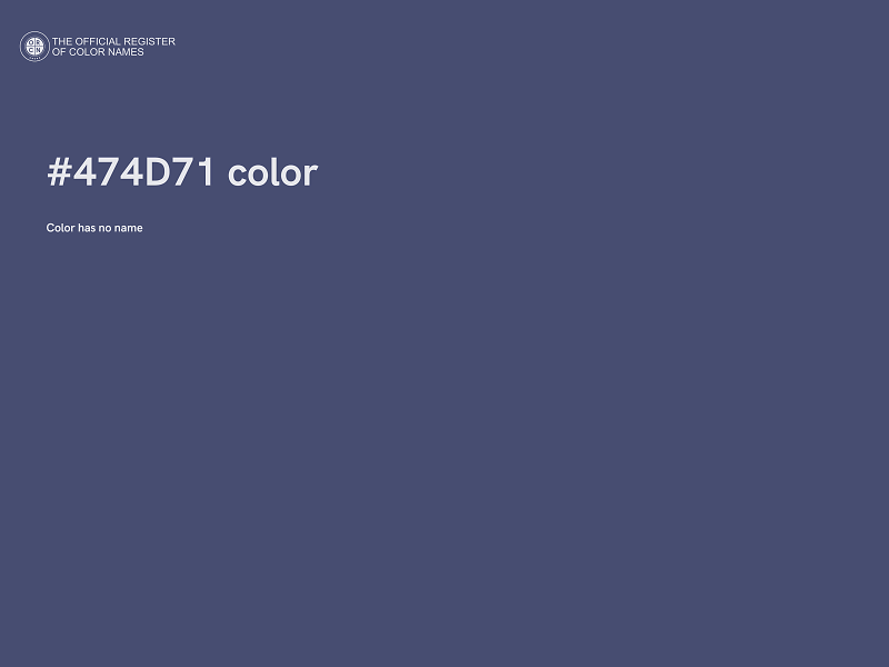 #474D71 color image