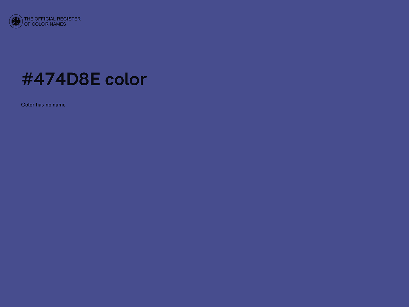 #474D8E color image