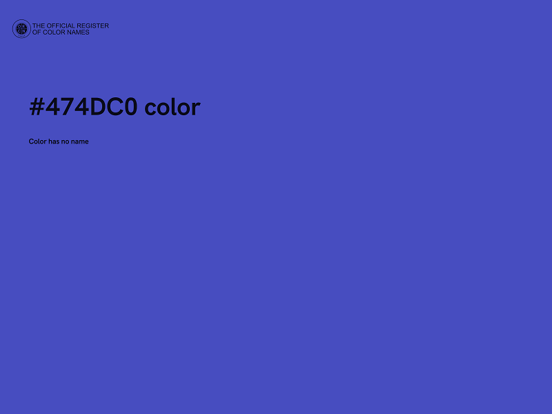 #474DC0 color image