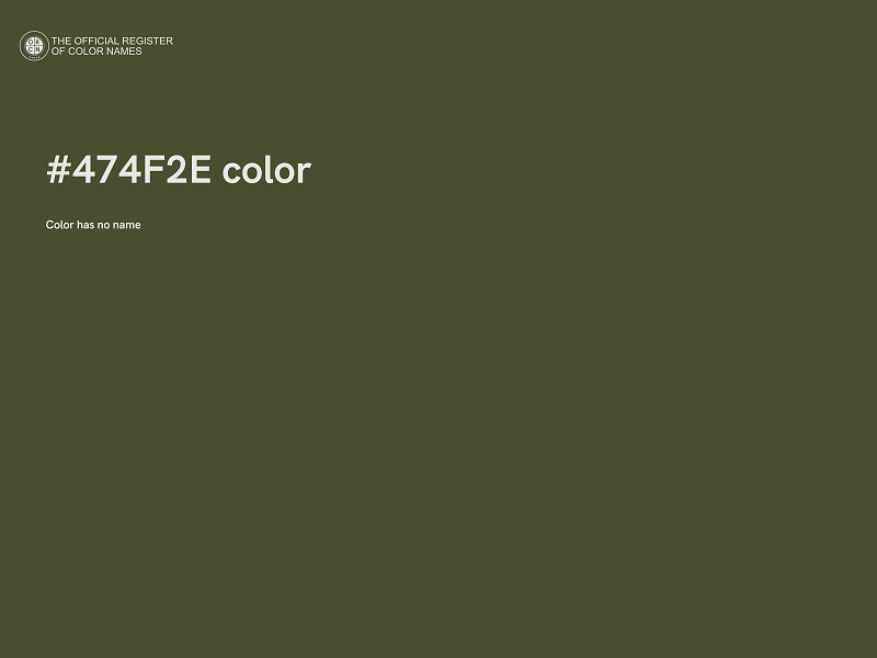 #474F2E color image