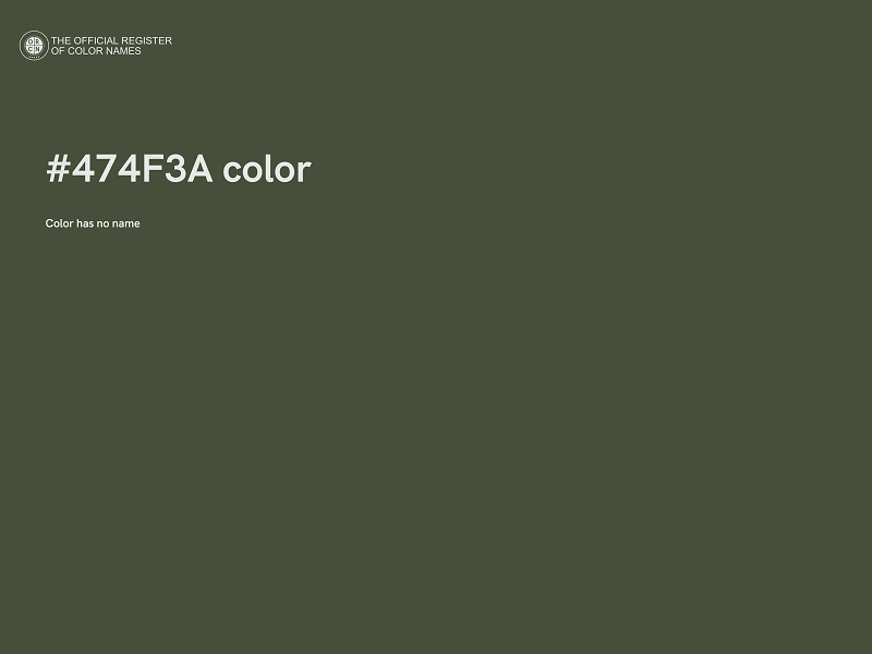 #474F3A color image