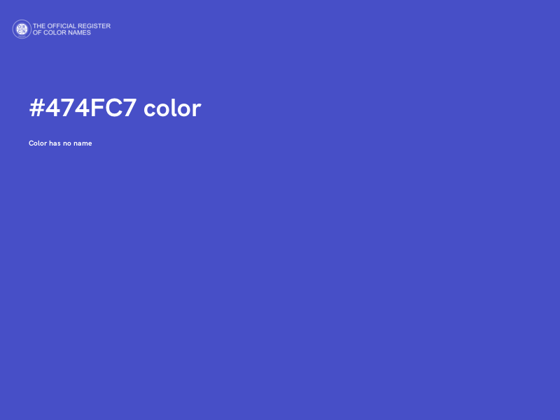 #474FC7 color image