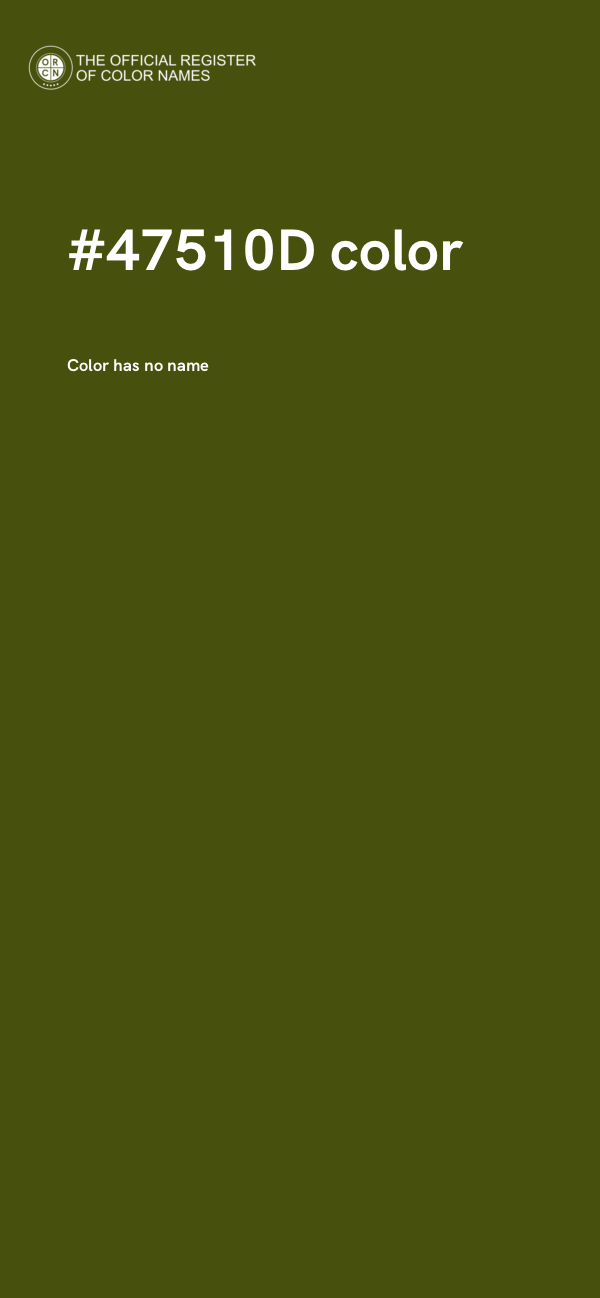 #47510D color image