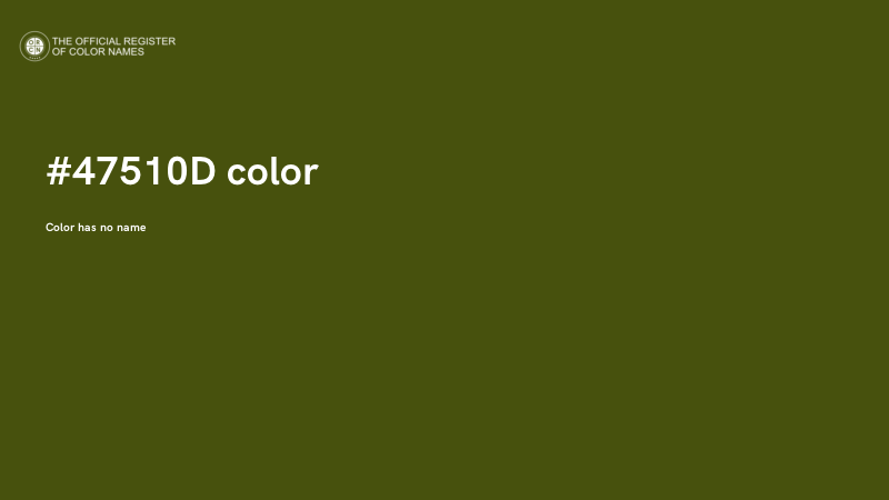#47510D color image
