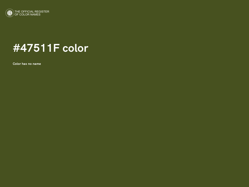 #47511F color image