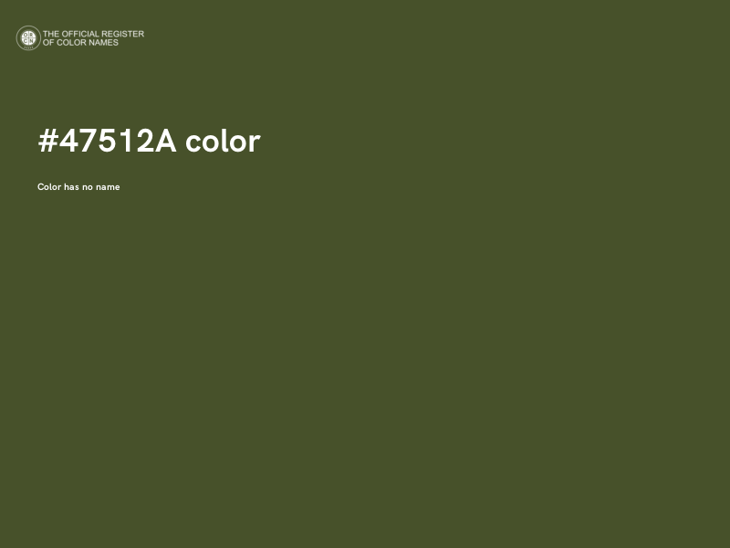 #47512A color image