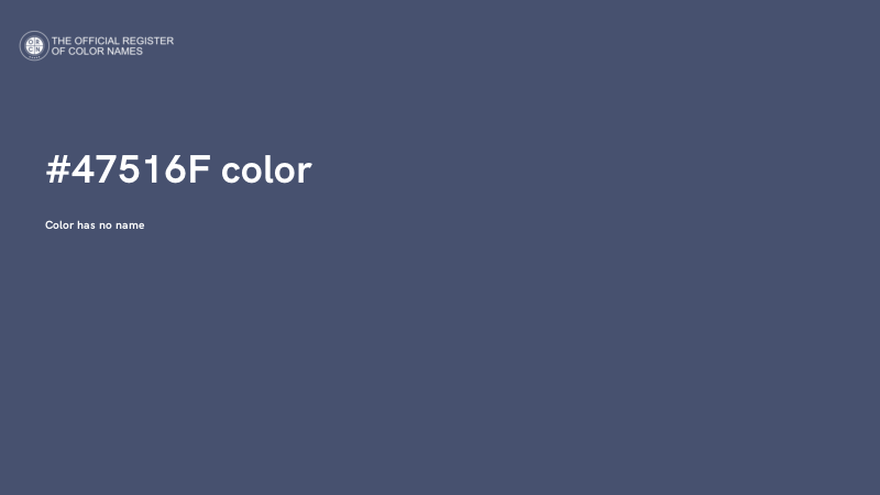 #47516F color image