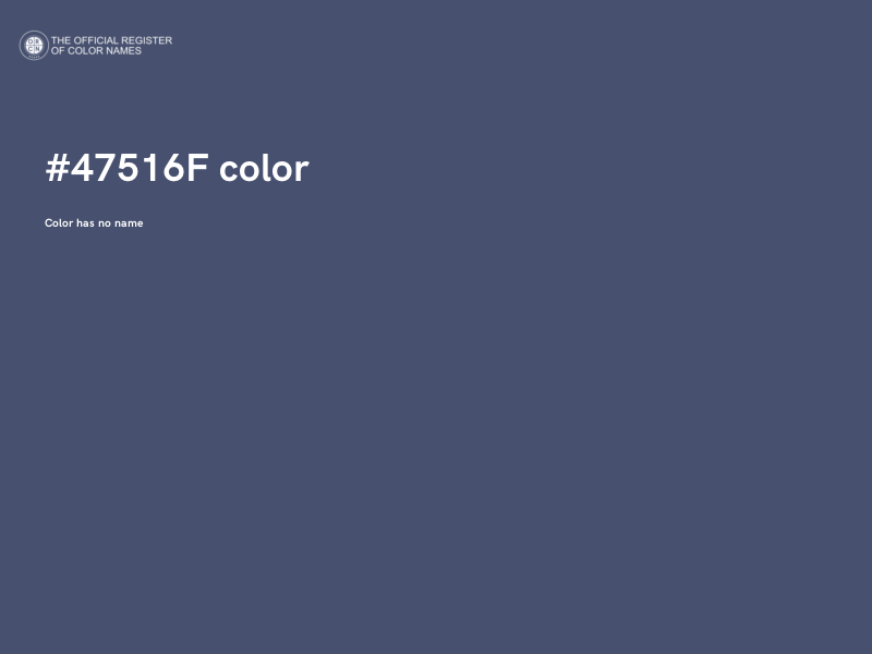#47516F color image