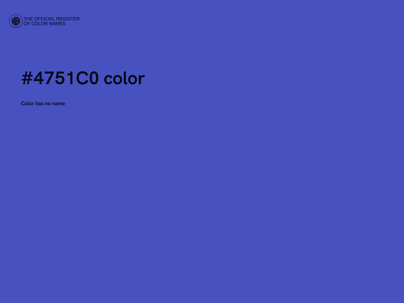 #4751C0 color image