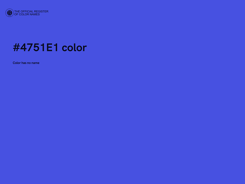 #4751E1 color image