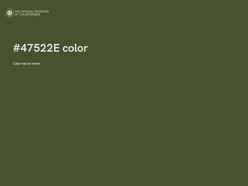 #47522E color image