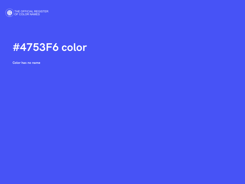 #4753F6 color image