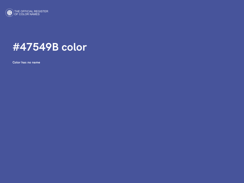 #47549B color image