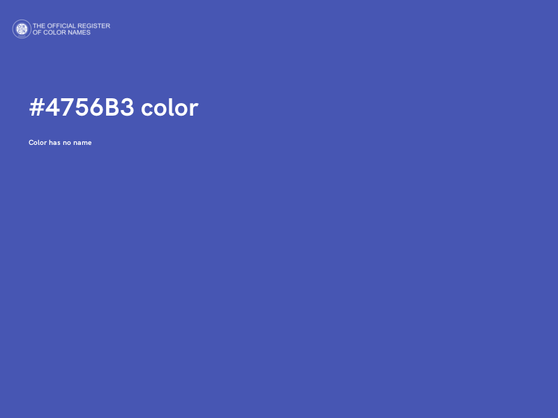 #4756B3 color image